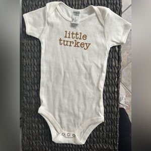 Little turkey onesie 6-12 month NWT